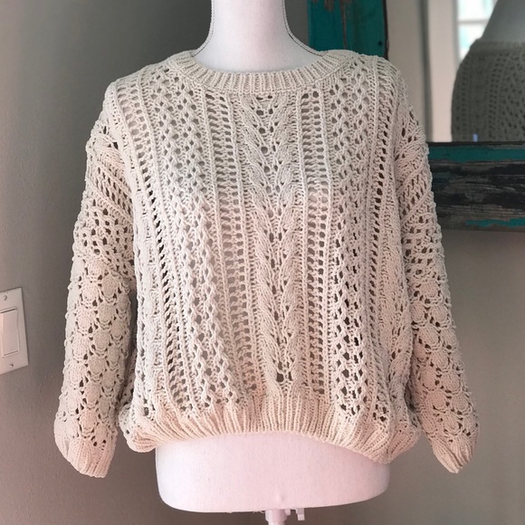 Forever 21 Sweaters - FREE if bundled! Cropped soft open knit sweater